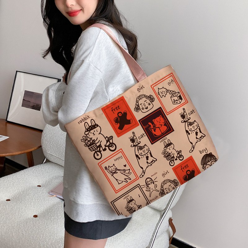 Women's Creative Printed High-capacity Crossbody Bag Women's Creative Printed High-capacity Crossbody Bag